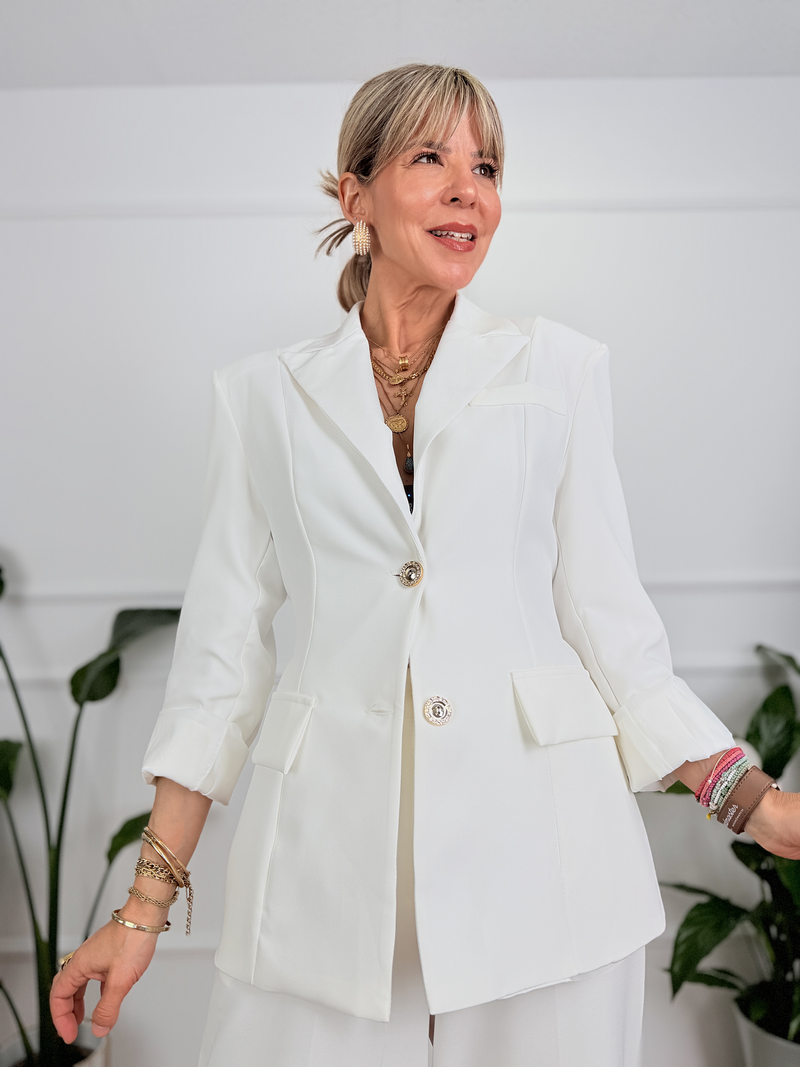 Françoise Suit White 25209  4