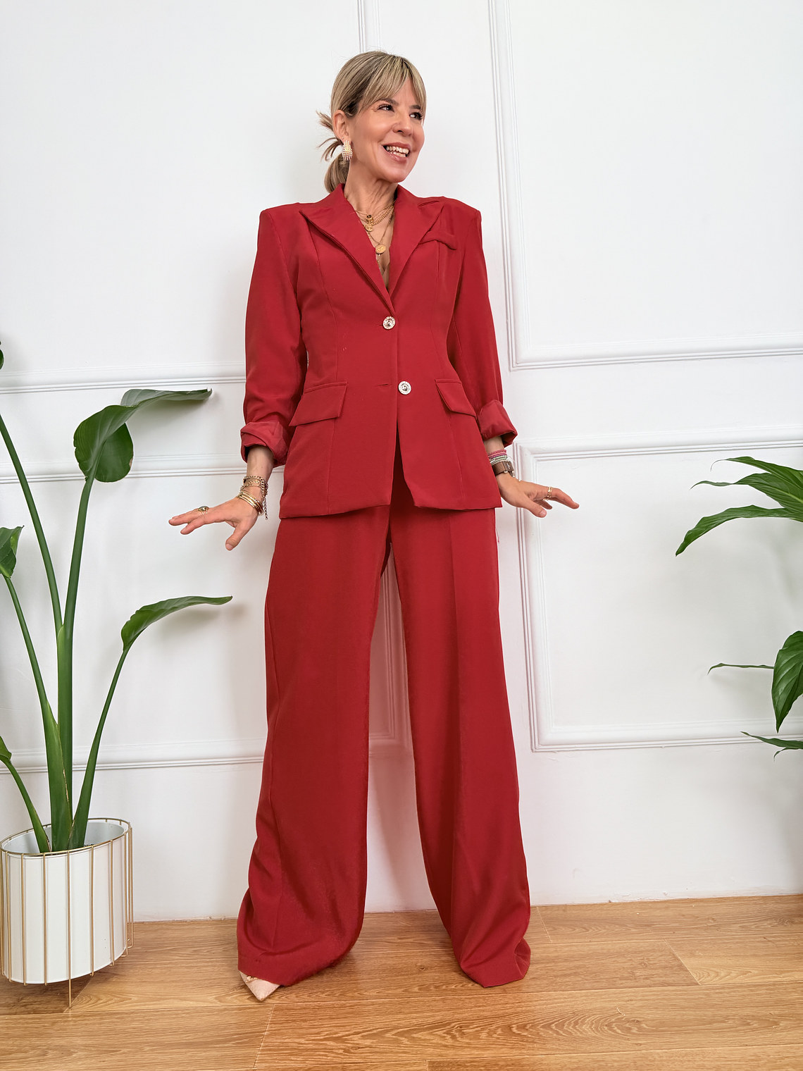Françoise Suit Red 25209 2