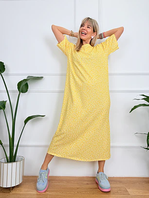 Jamila Dress Yellow 11695