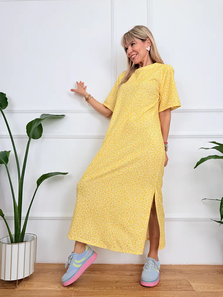 Jamila Dress Yellow 11695 2