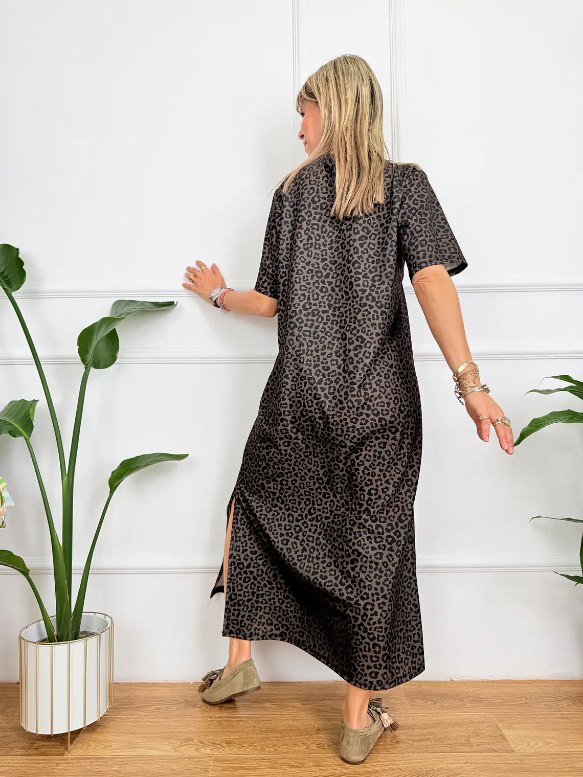 Jamila Dress Brown 11695 3