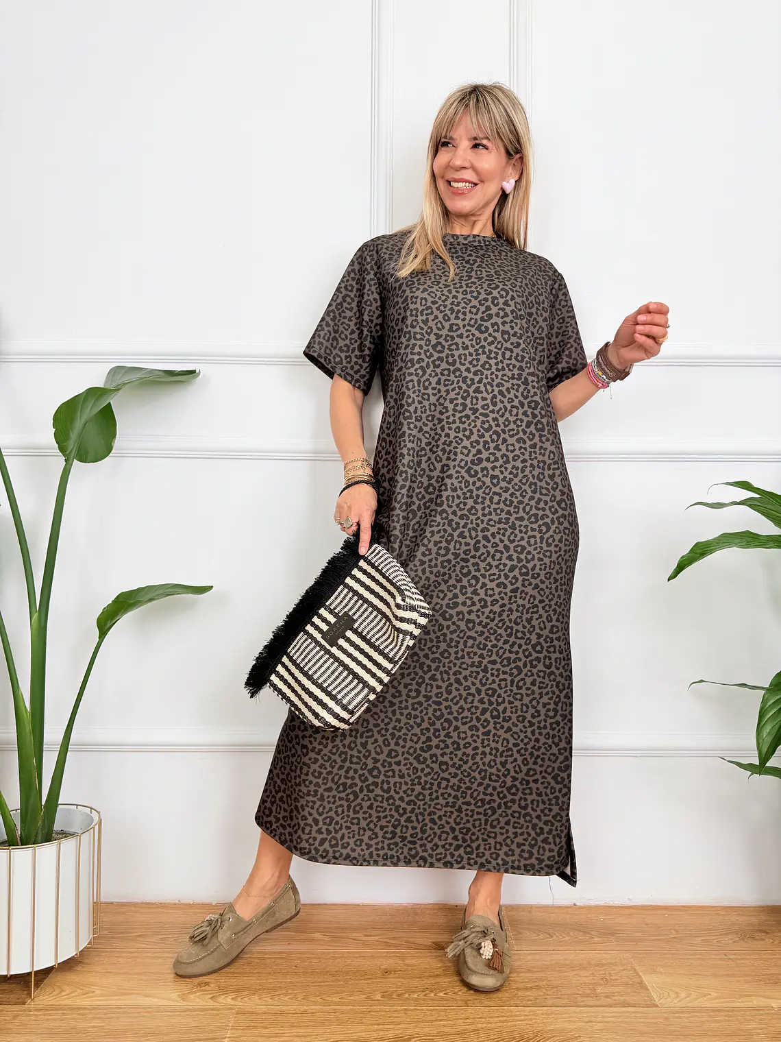 Jamila Dress Brown 11695 1