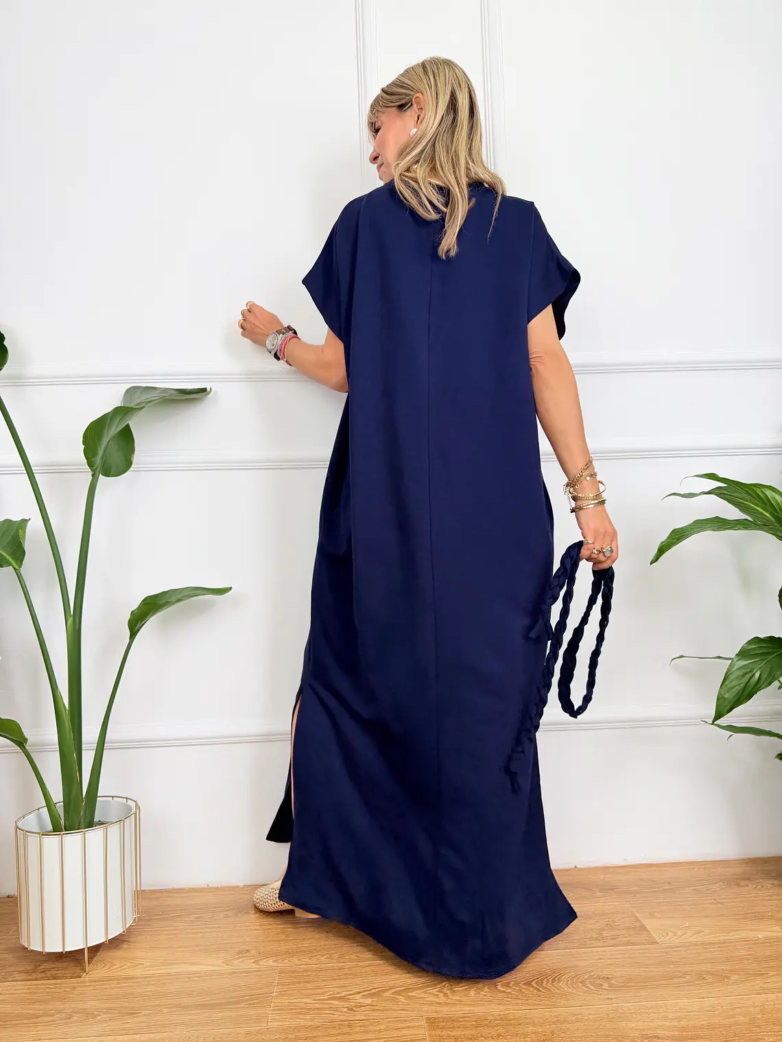 Jade Dress Dark Blue -5258 3