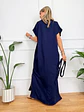 Jade Dress Dark Blue -5258 - thumbnail 3
