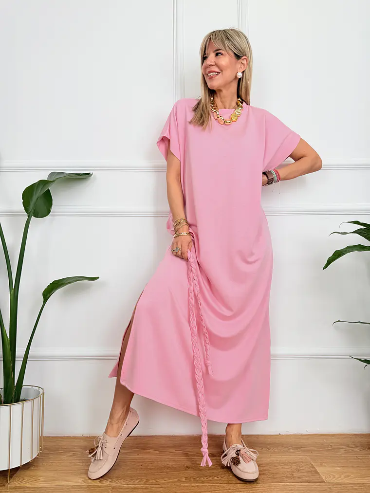 Jade Dress Pink -5258 2