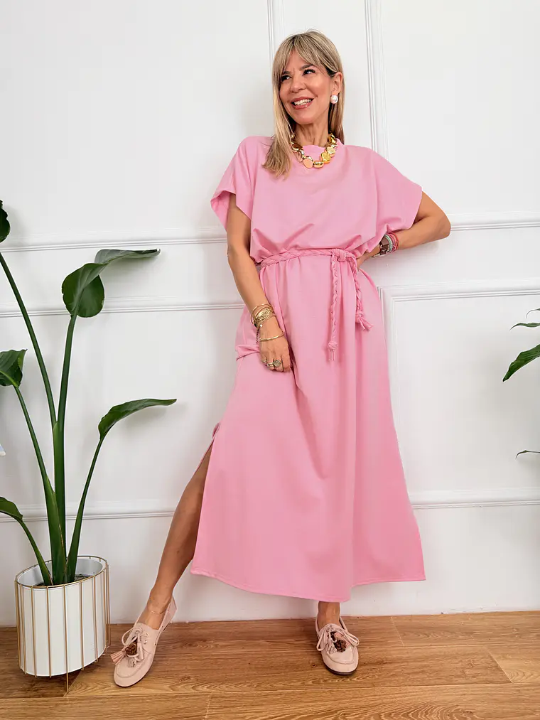 Jade Dress Pink -5258 1