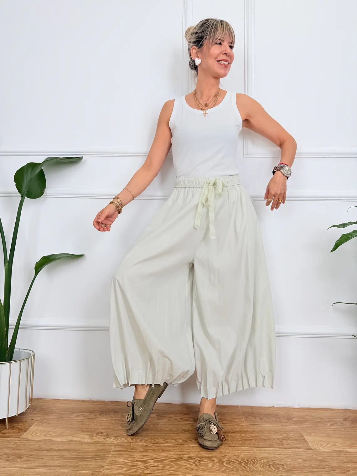 Léa Pants Cream 7082611-2 3