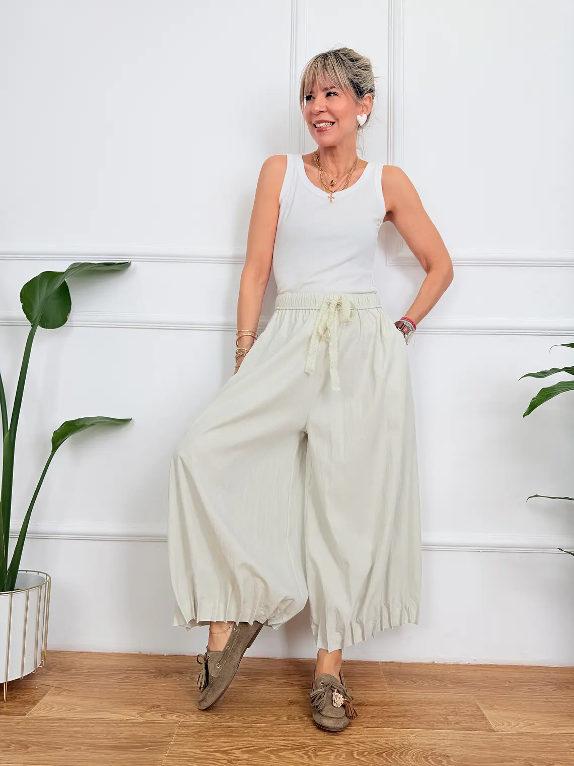 Léa Pants Cream 7082611-2 1