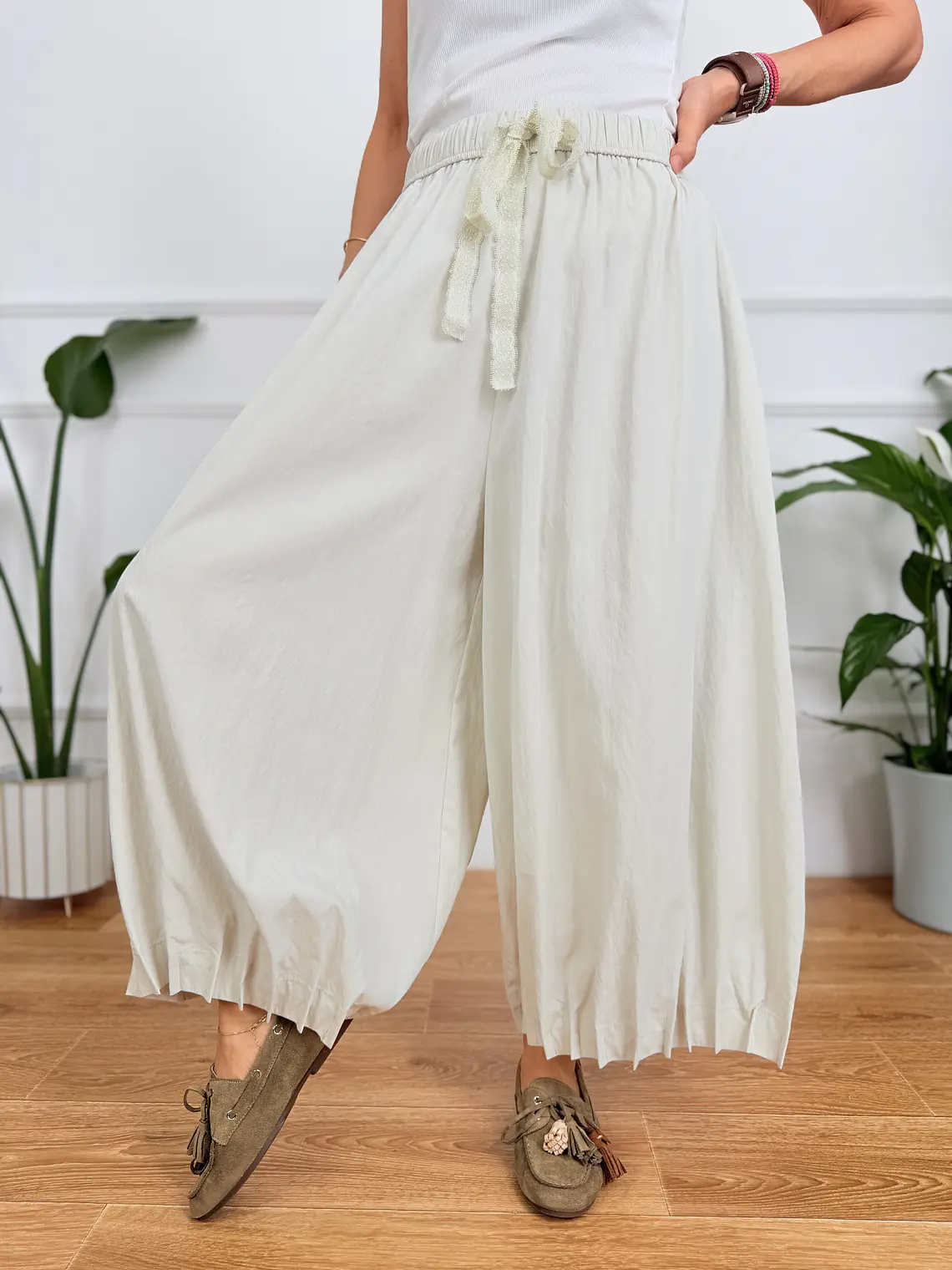 Léa Pants Cream 7082611-2 4