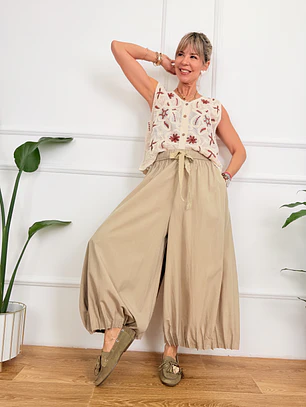 Léa Pants Sand 7082611-2 