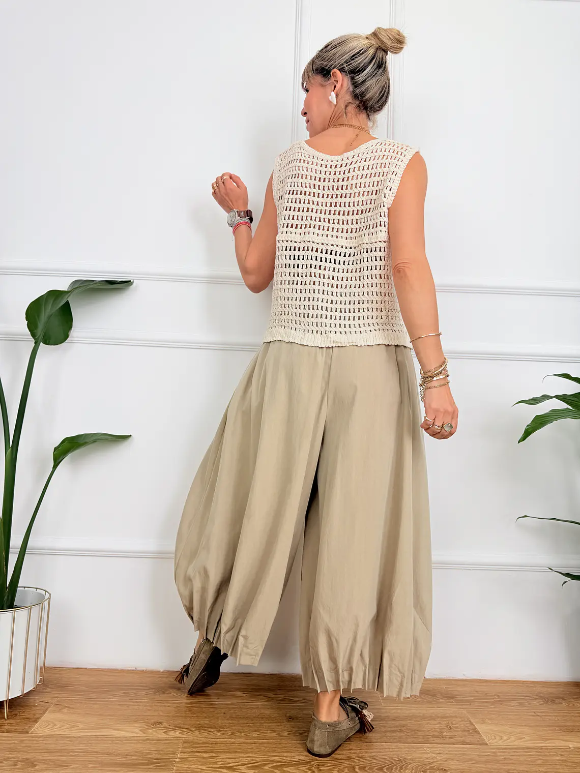 Léa Pants Sand 7082611-2  3