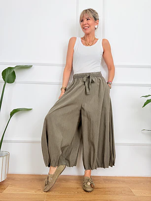 Léa Pants Chaki 7082611-2