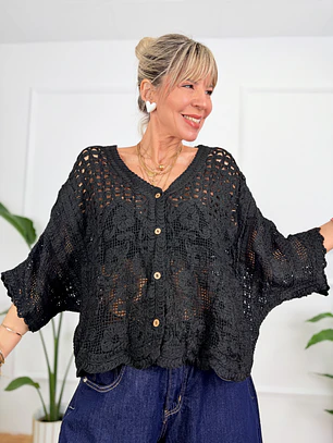Bijou Cardigan Black 38055