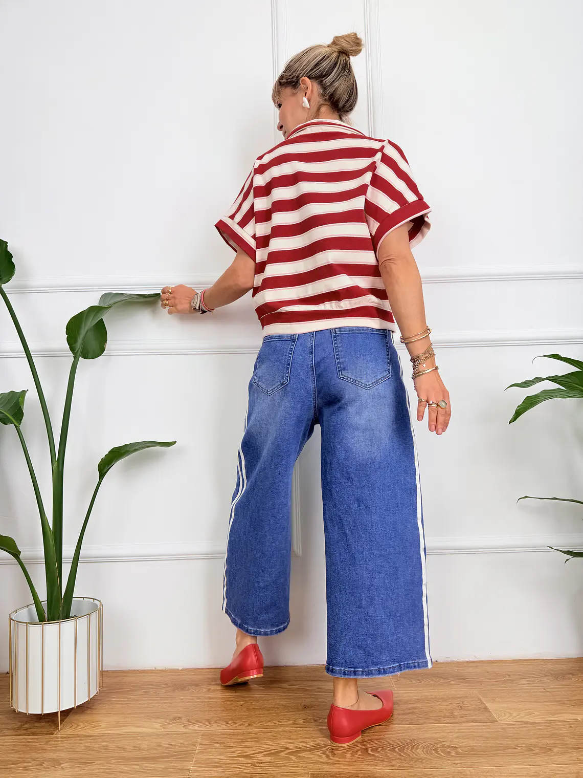 T-shirt Jian Red 8166  4