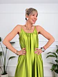 Isolde Dress Lime 6962  - thumbnail 4