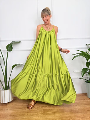 Isolde Dress Lime 6962 