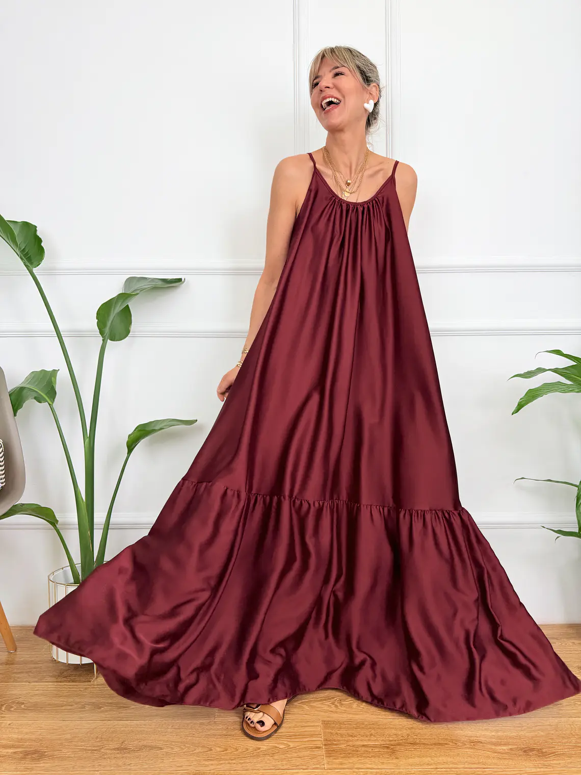 Isolde Dress Wine 6962  1