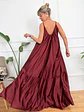 Isolde Dress Wine 6962  - thumbnail 3