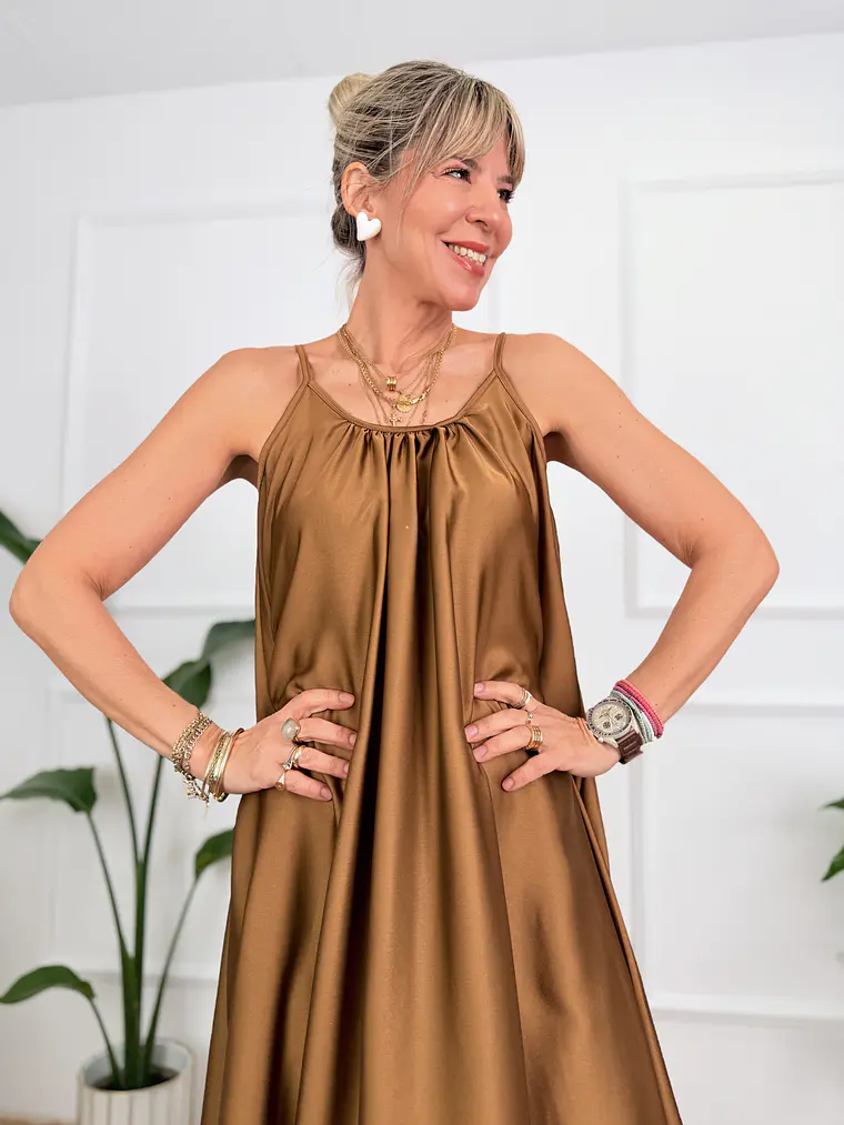 Isolde Dress Chocolat 6962  4