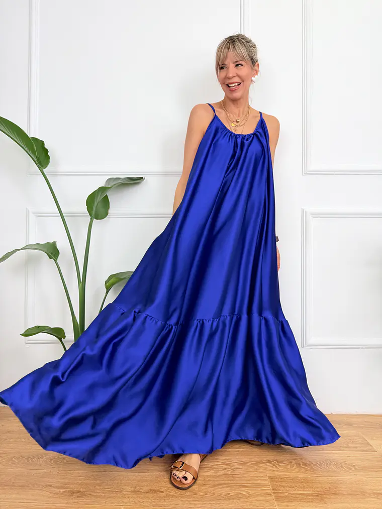 Isolde Dress Blue Royal 6962 2