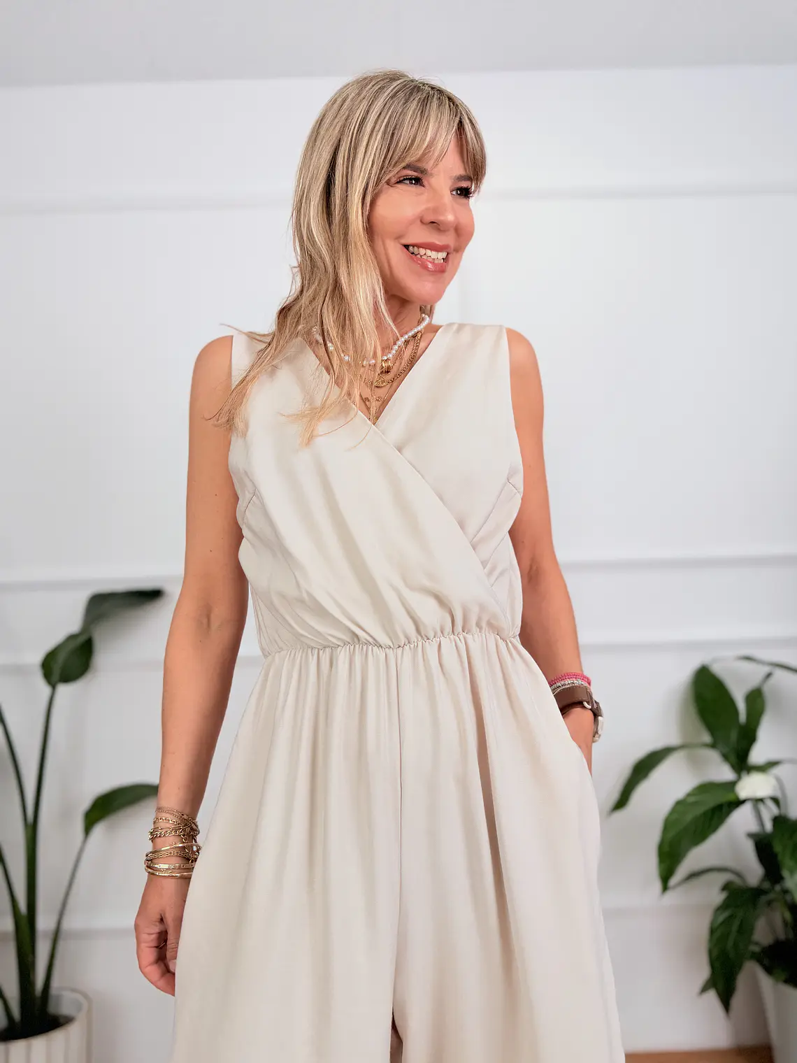 Aella Jumpsuit Ιvory 20726  5