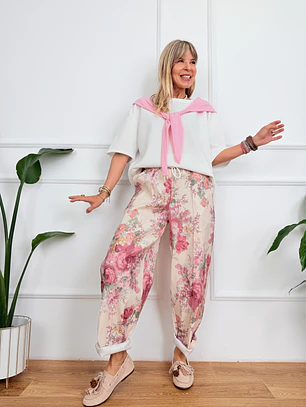 Elowen Pants Pink 26089