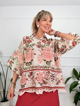 Cora Shirt Pink 3171 