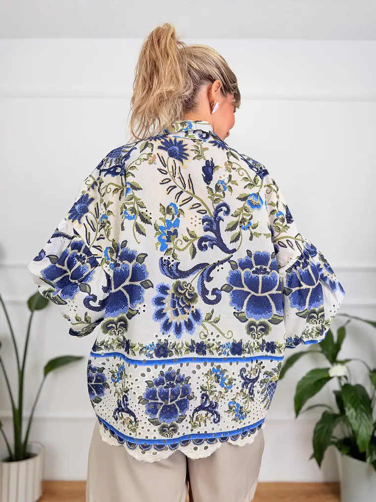 Cora Shirt Blue 3171   2