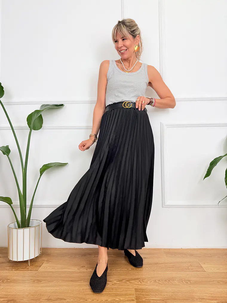 Ezelina Skirt Black 2815  2