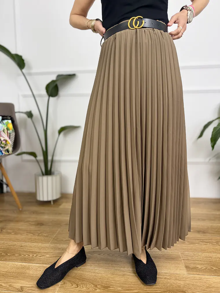 Ezelina Skirt Brown 2815  4