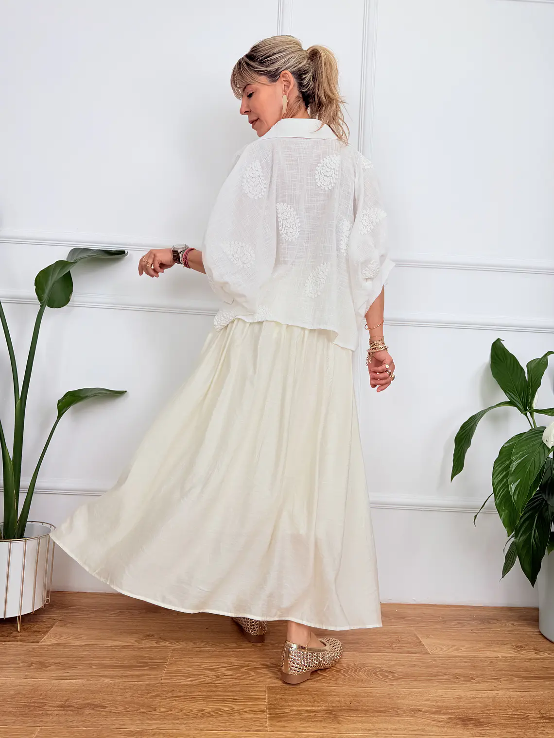 Thalia Skirt Ivory 4962664 3