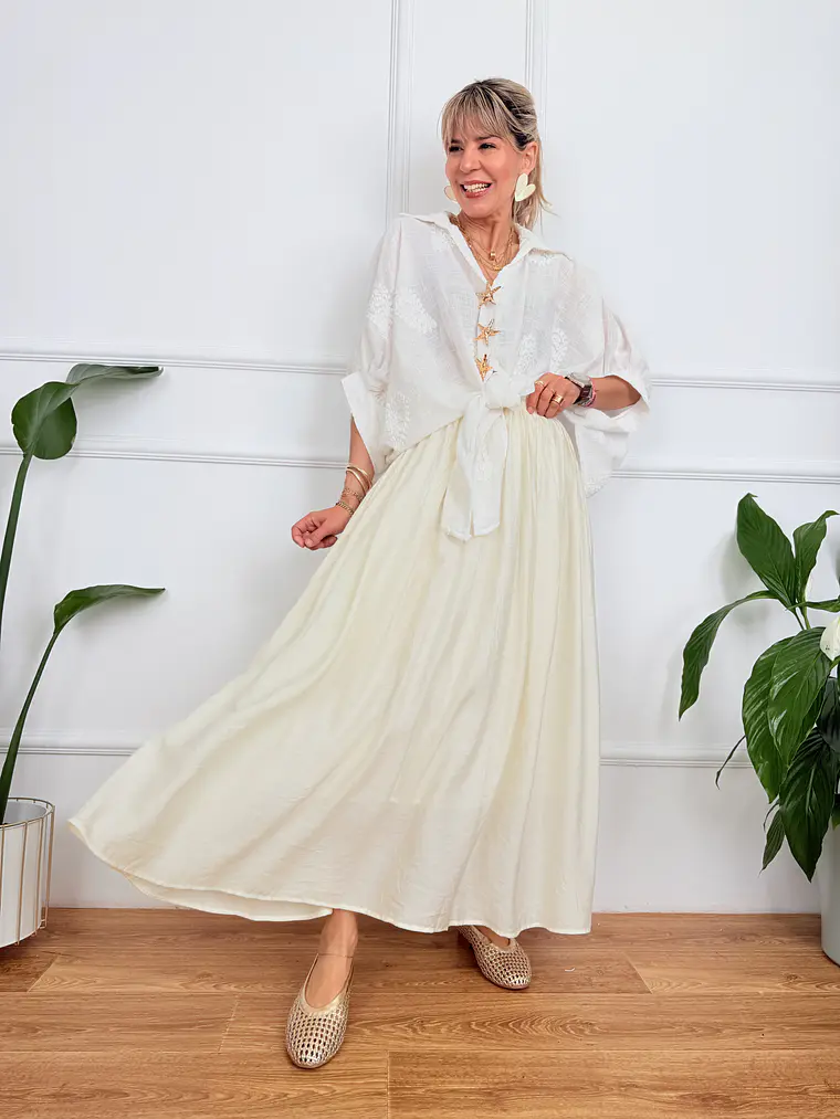 Thalia Skirt Ivory 4962664 2