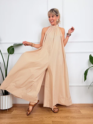 Nyelle Jumpsuit Ivory 20578  