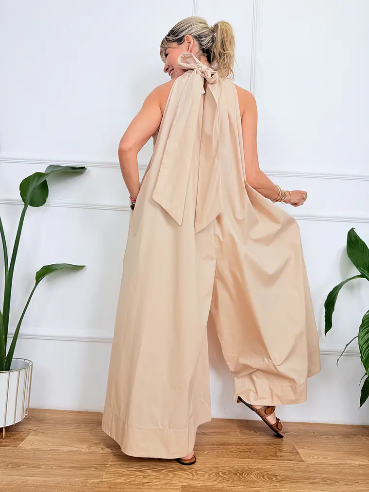 Nyelle Jumpsuit Ivory 20578   3