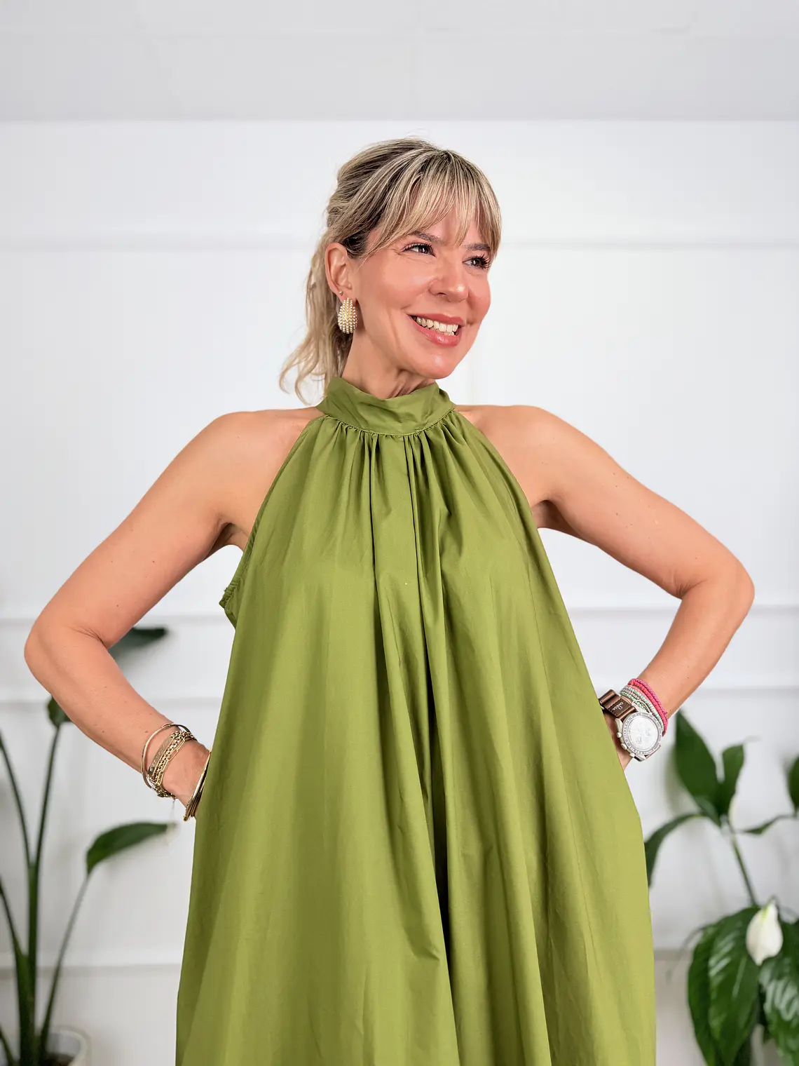 Nyelle Jumpsuit Chaki 20578  4