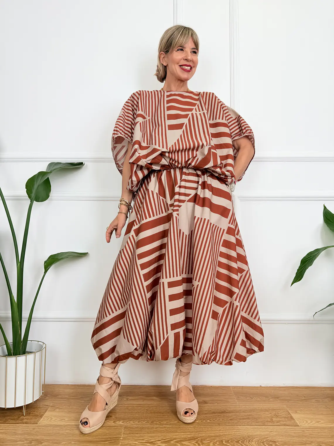 Margaux Set Βurnt Orange 20601  2