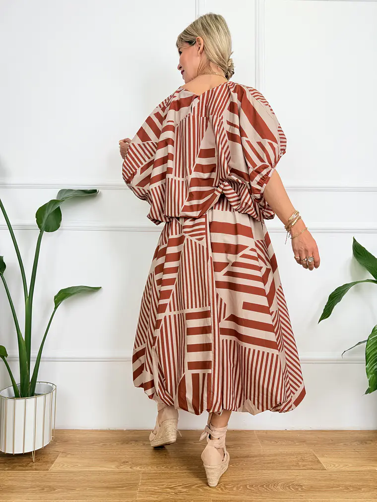 Margaux Set Βurnt Orange 20601  5