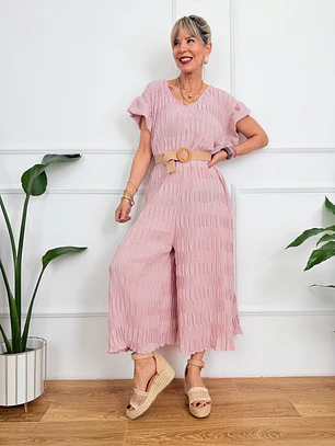 Eulalie Jumpsuit Pink 8789 