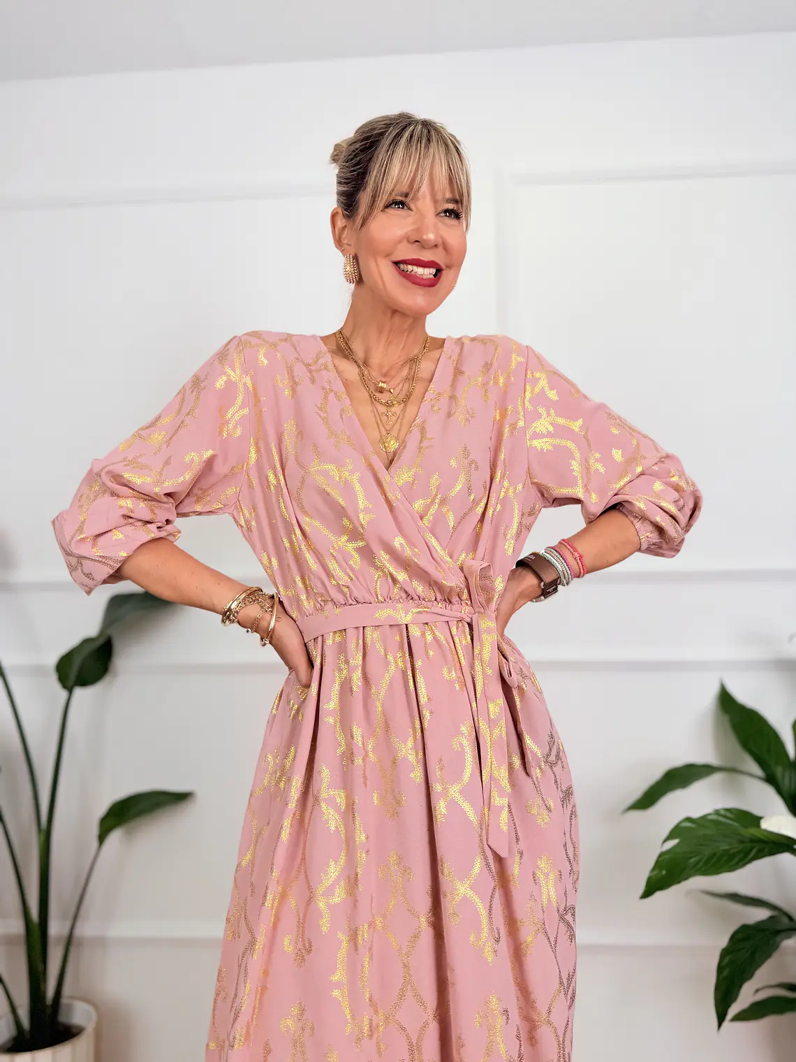 Fatima dress pink S50534 4