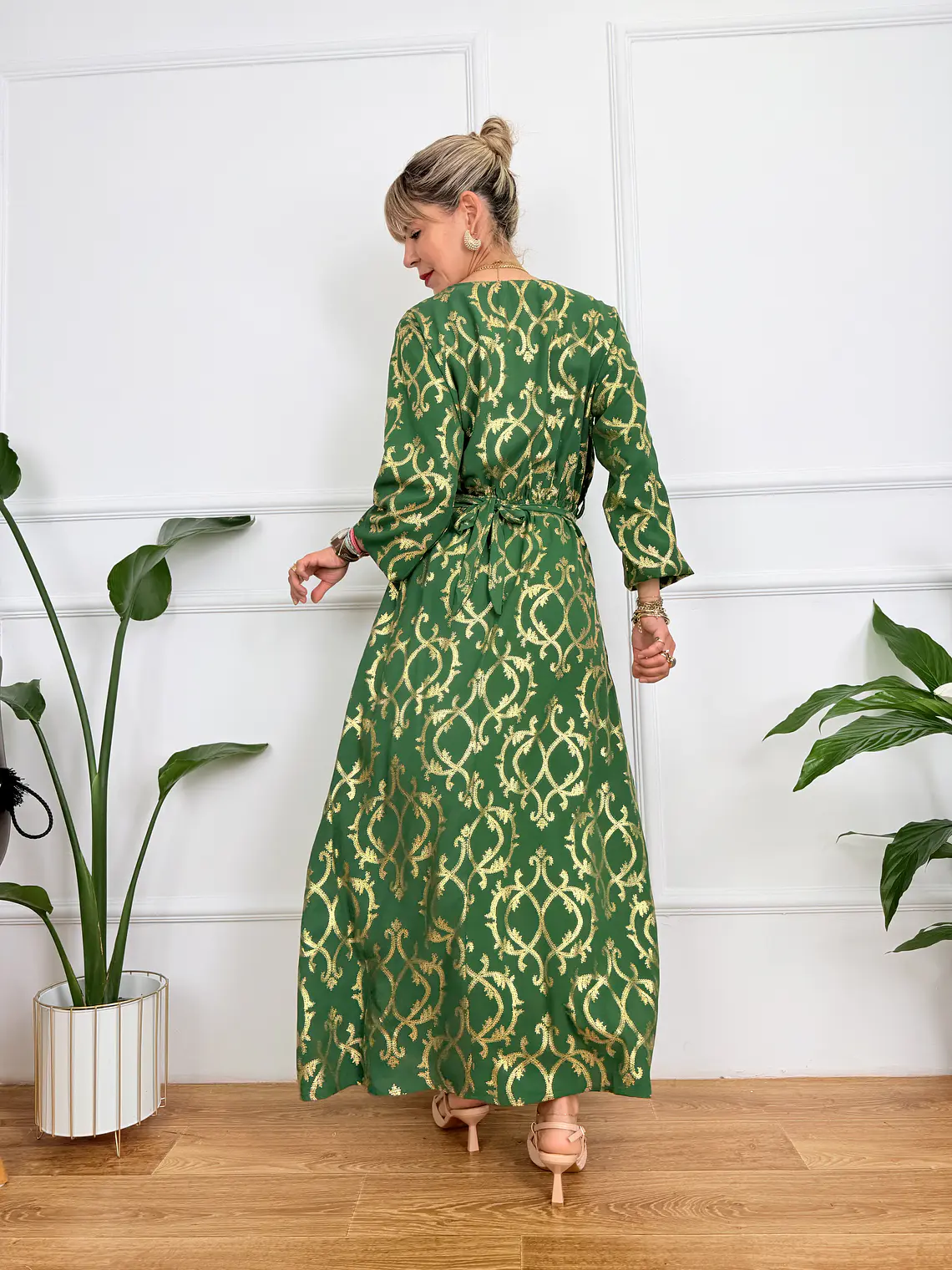 Fatima dress green S50534 3