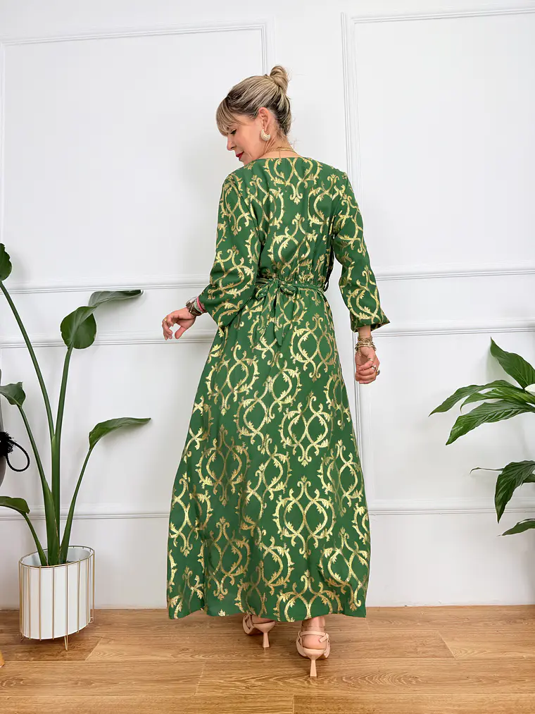 Fatima dress green S50534 3