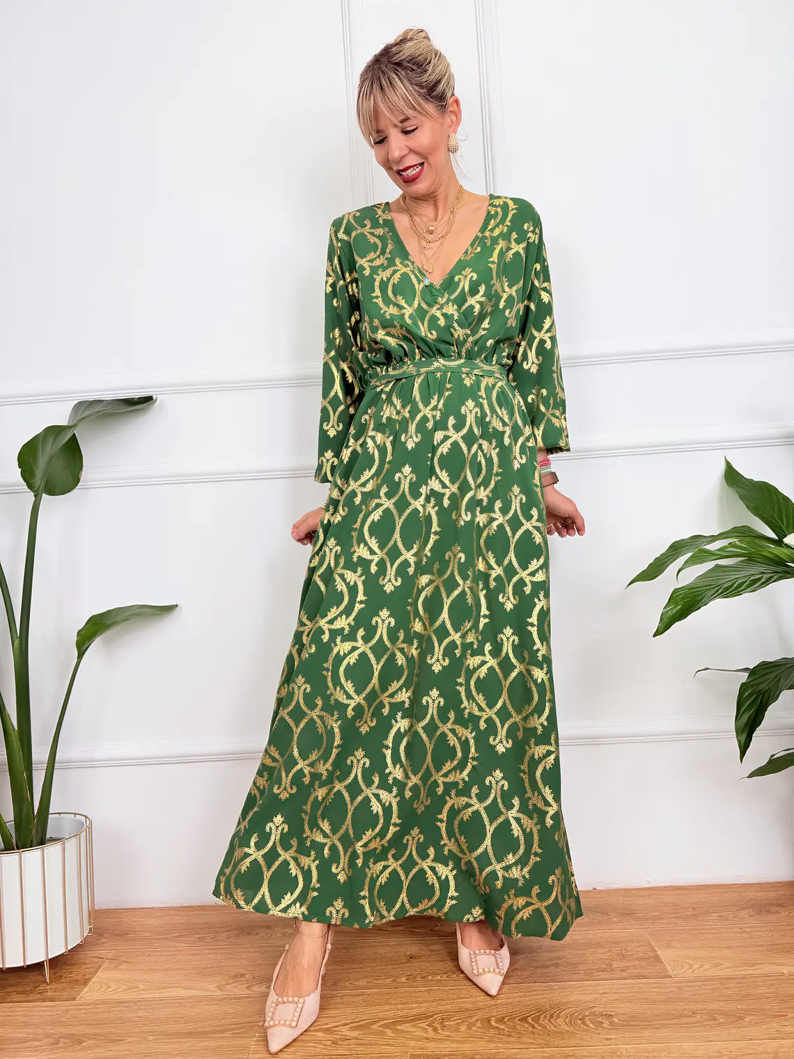 Fatima dress green S50534 2