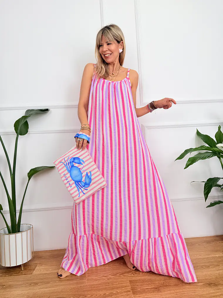 Nerida Maxi Dress Fuchsia/Purple 25255 (1.) 1