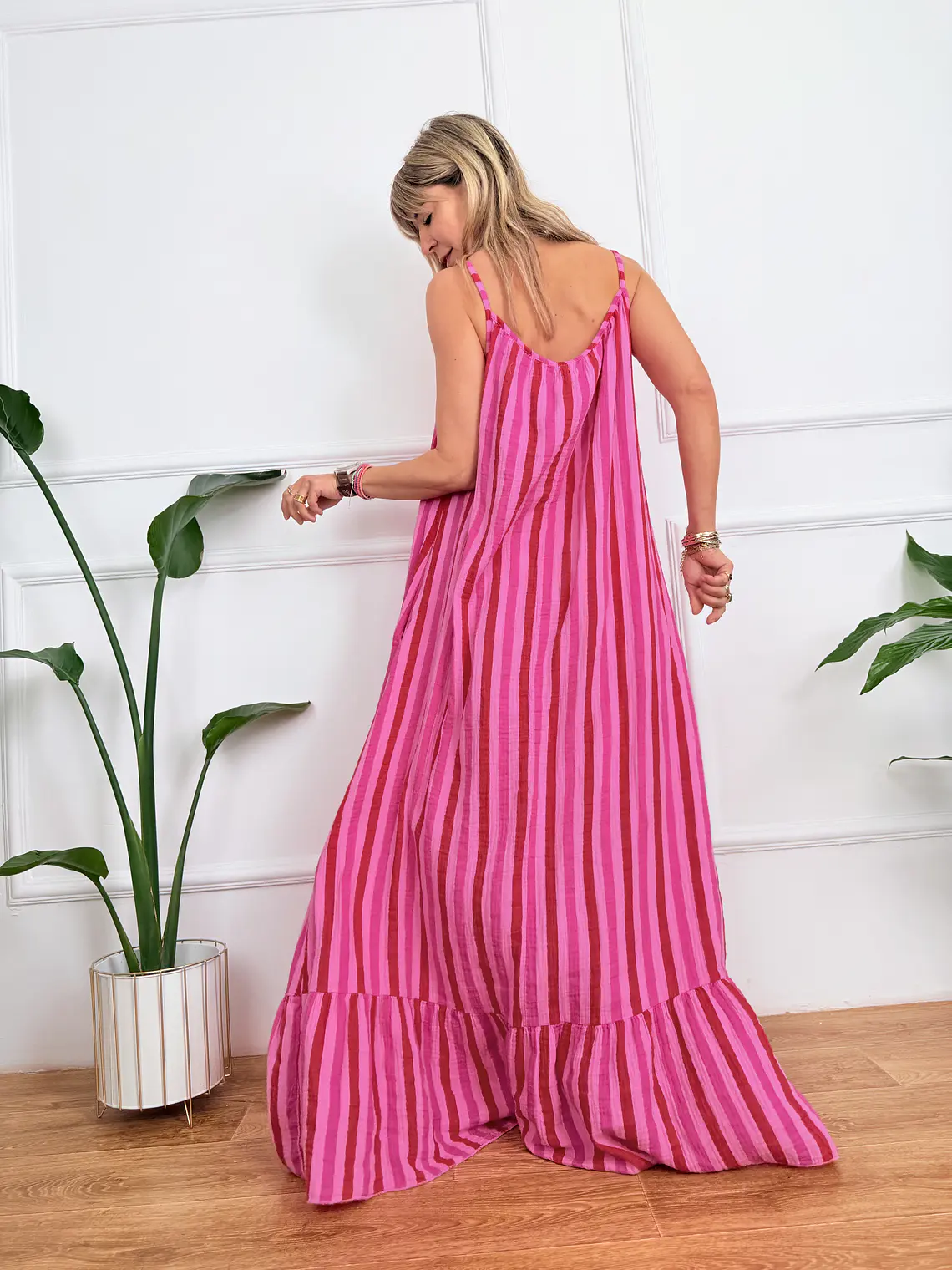 Nerida Maxi Dress Red/Pink 25255 (3.) 3
