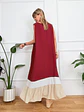 Fernanda Dress Burgundy 6239 - thumbnail 3