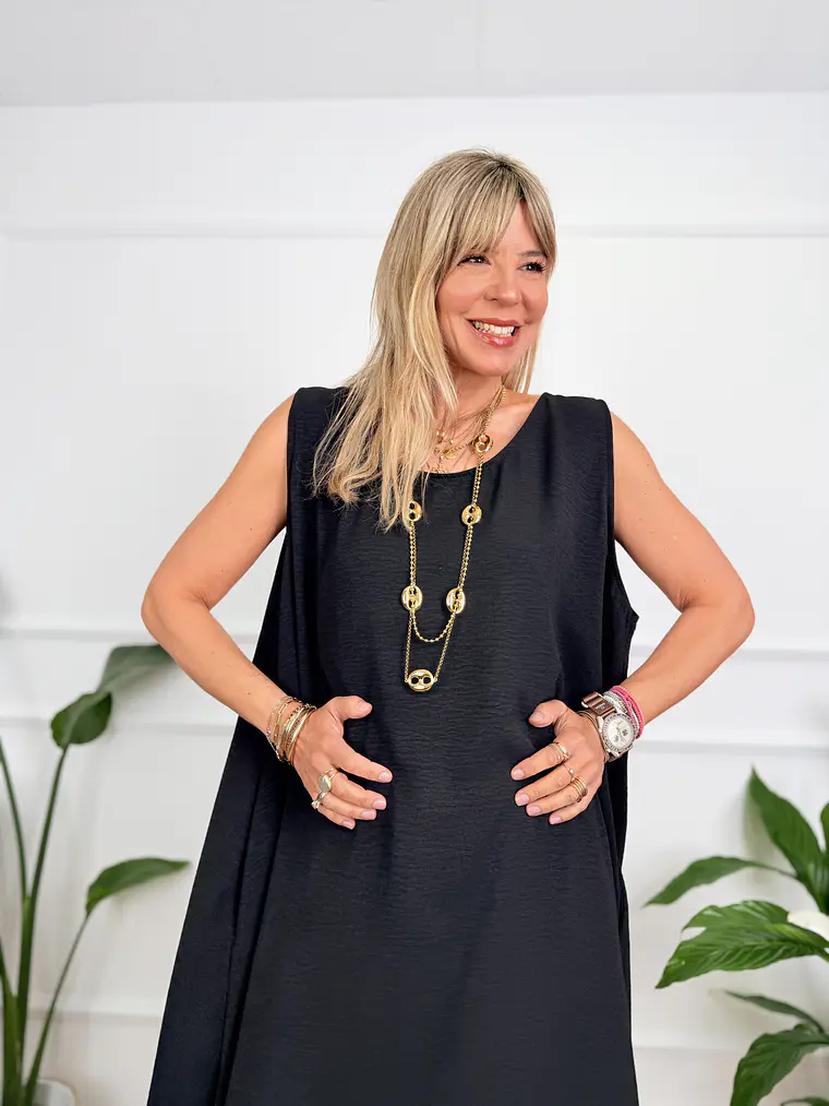 Fernanda Dress Black 6239 4