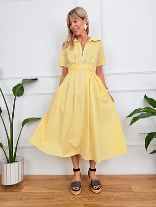 Lior Dress Υellow AP57790