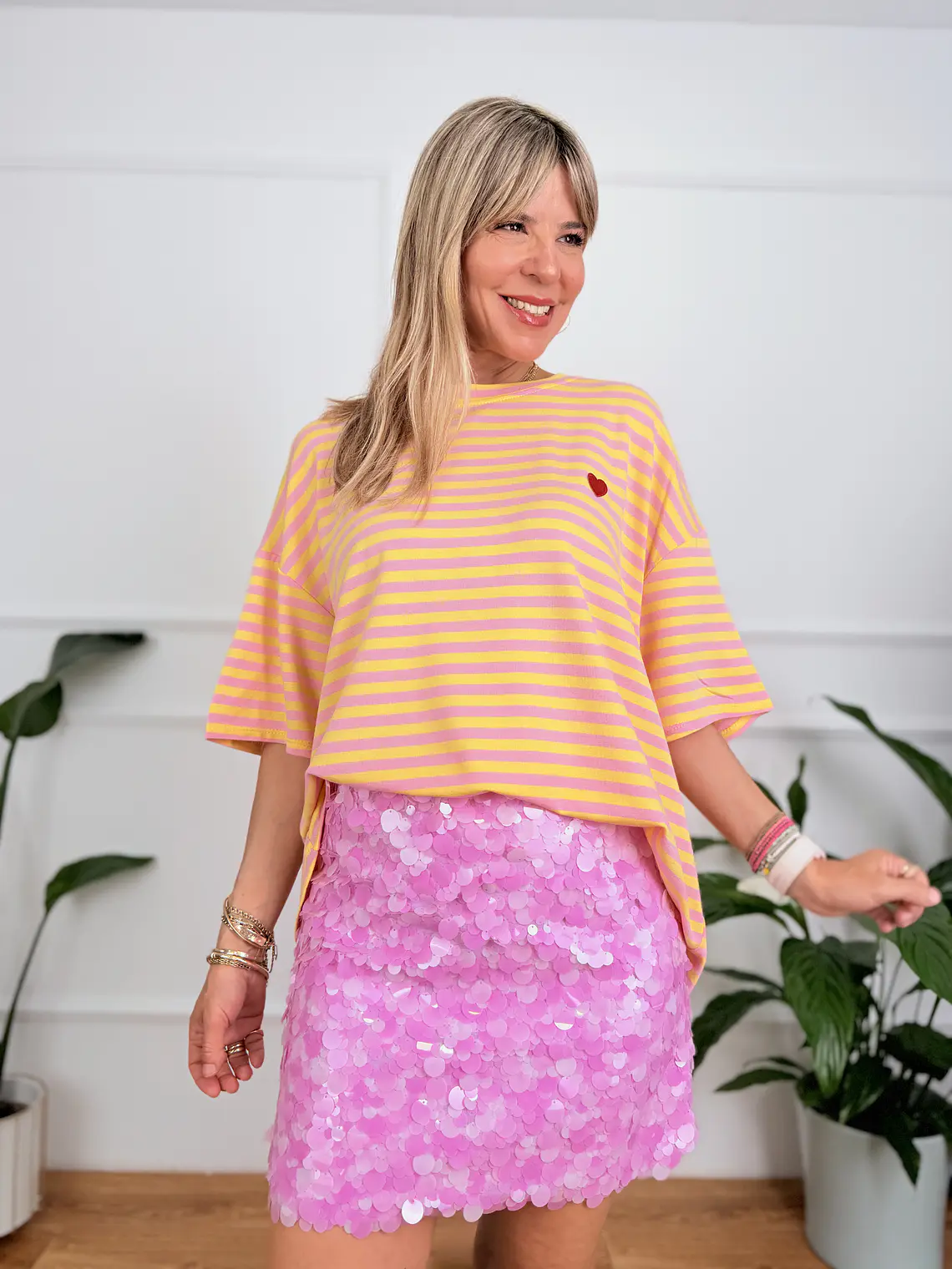 Jacob Skirt W48215 Cotton Candy Pink 4