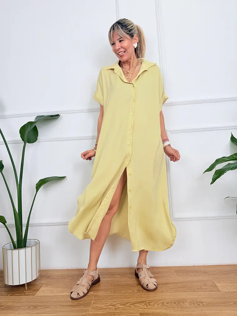 Thyra Dress Υellow 20295  2