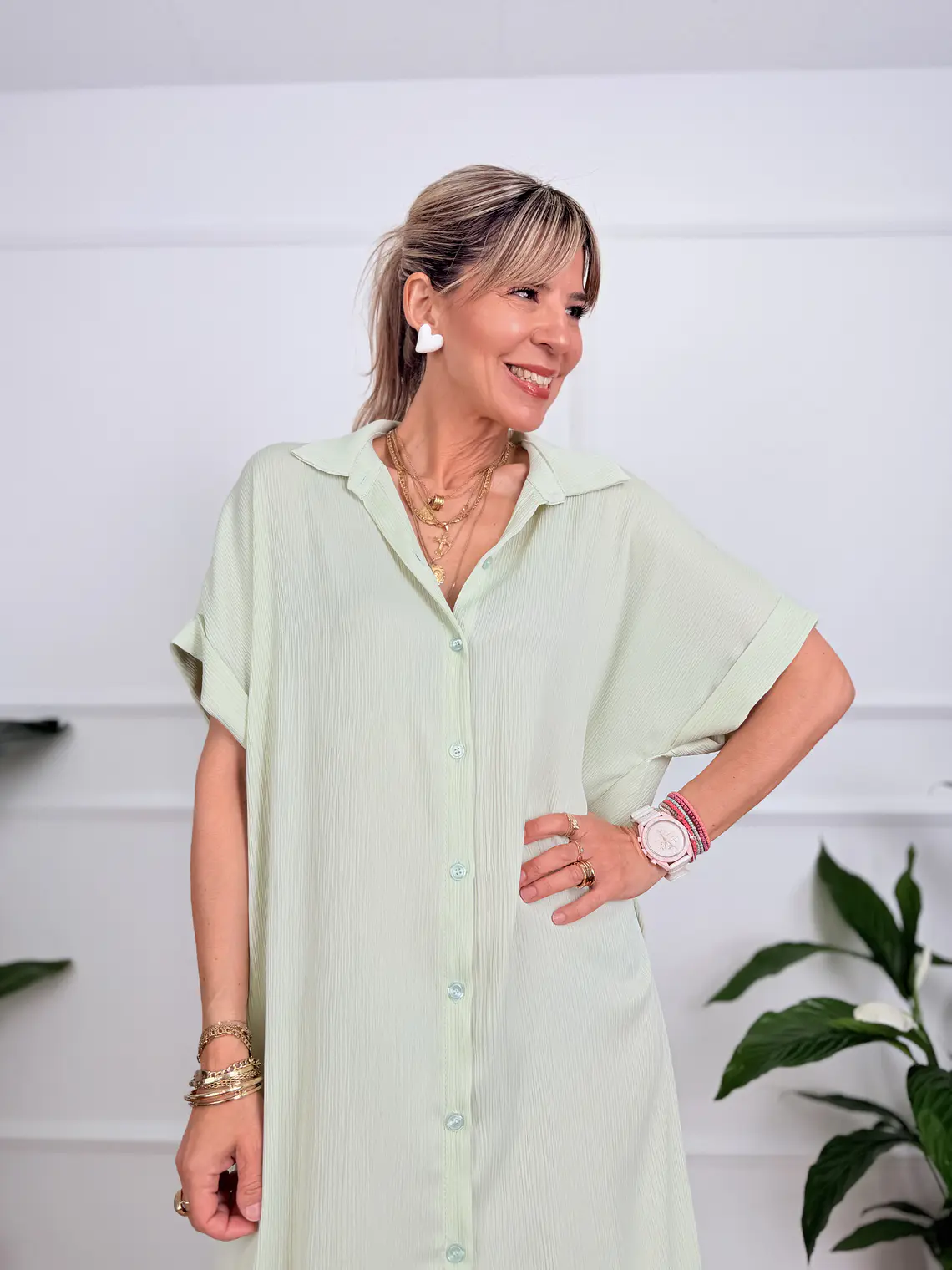 Thyra Dress Pistachio 20295 4